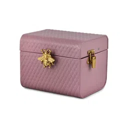 Living With Elan The Royal Hive Mauve Textured Metal Mini Trunk Box Organisers image 5