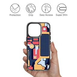 DailyObjects Quirky Printed iPhone 16 Pro Back Case Mobile Accessories image 2