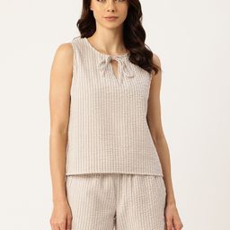 ETC Women Striped Pure Cotton Night Suit-picture-18