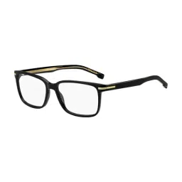 Hugo Boss Black Rectangular Eye Frames for Men-image-88