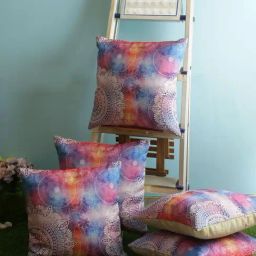 Romee Multicolor Jute Cushion Covers (40 x 40 cm) - Set of 5-picture-20