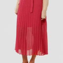 Forever New Esme Belted Pleated Skirt image 3