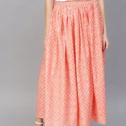 Rare Pink Printed Skirt-image-95