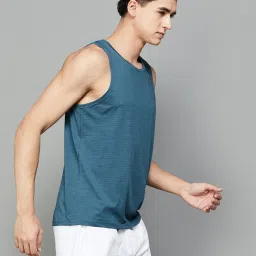 KAPPA Teal Regular Fit Tank Tee image 3