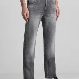 Jack & Jones Black Denim Cotton Bootcut Jeans image 3