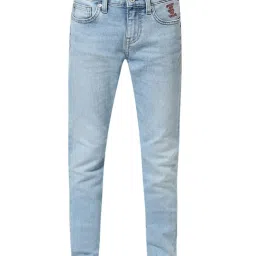 Jack & Jones Junior Blue Embroidered Jeans image 3