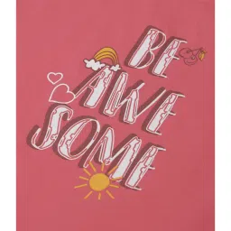 Gini & Jony Kids Pink PrintedTop image 3