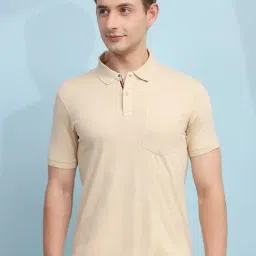 Cloak & Decker by Monte Carlo Beige Regular Fit Polo T-Shirt-picture-43