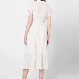 Vero Moda White Regular Fit Midi Dress image 3
