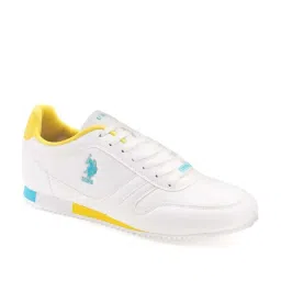 U.S. Polo Assn. Men's White Casual Sneakers image 3