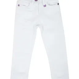 Allen Solly Kids White Solid Jeans-image-29
