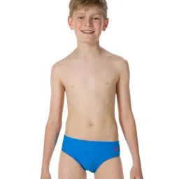 Speedo Kids Blue Solid Brief-image-9