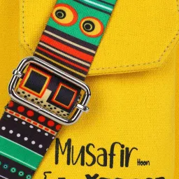 Spice Art Yellow Printed Medium Cross Body Bag image 3