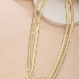 Bohey by KARATCART Gold-Plated Chain image 2