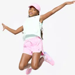 Decathlon Girls Mint Green Multisports 2-In-1 Breathable T-Shirt image 3