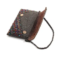 Odette Multicolor Embellished Clutch image 3