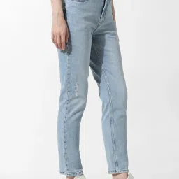 Only Light Blue Blended Fit Mid Rise Jeans image 3