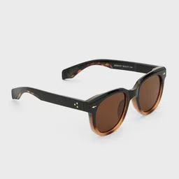 20Dresses Women Brown Lens & Brown Wayfarer Ombre Sunglasses with Regular Lens image 2