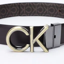 Calvin Klein Men Printed Leather Reversible Belt image 3
