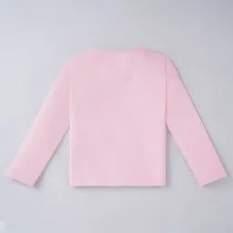 Ed-a-Mamma Kids Pink Printed Full Sleeves T-Shirt image 2