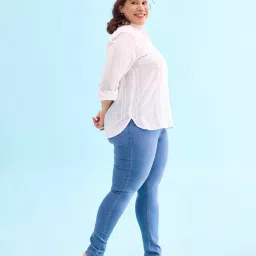 Go Colors! Light Blue Skinny Fit High Rise Jeans image 3
