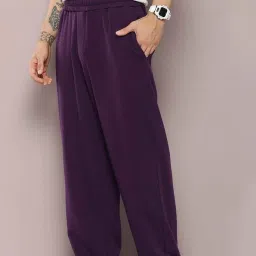 Dillinger Purple Regular Fit Baggy Korean¿Trackpants image 3