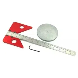Buyohlic International Center Finder Line Gauge with 45° Angle Line Marking Ruler Woodworking, Metalworking, and Other Precision Tasks, 40-CF-105 image 4
