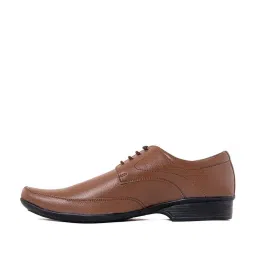 khadim Dunford by Khadims Men's Brown Derby Shoes image 3