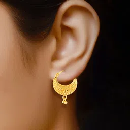 DIVASTRI Set Of 4 Gold-Plated Circular Studs Earrings image 3