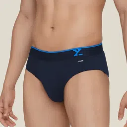 XYXX Navy Regular Fit Briefs image 3