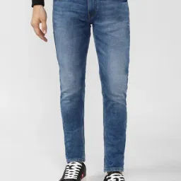 Peter England Blue Slim Fit Jeans-image-96