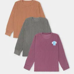 Miarcus Kids Multicolor Thermal Top - Pack of 3-picture-33