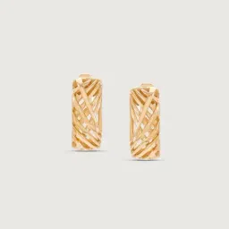 Mia by Tanishq 14k (585) Yellow Gold Earrings for Women image 3