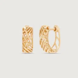 Mia by Tanishq 14k (585) Yellow Gold Earrings for Women image 4