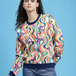 KASSUALLY Multicolor Printed Sweatshirt-picture-27