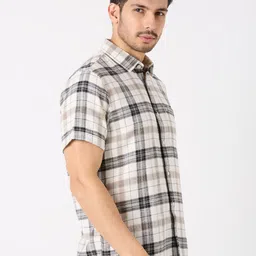 TIM PARIS Men Classic Checked Casual Shirt image 5