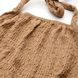 Boohoo Halter Neck Seersucker Basic Jumpsuit image 2