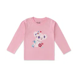 Luke & Lilly Girls Printed T-shirt with Trousers-picture-27