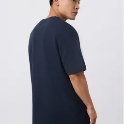 The Souled Store Men Typography Printed Round Neck Pure Cotton Oversized T-shirt image 2