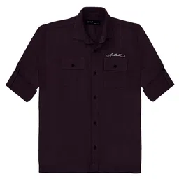 CAVIO Cotton Full Sleeves Solid Shirt - Violet-picture-16