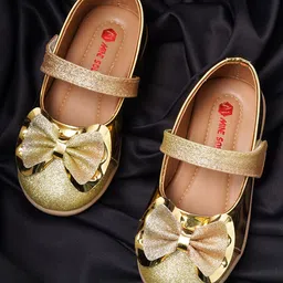 Minesole Shimmer & Bow EmbellishedBallerinas - Gold-image-24