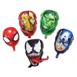 Bubble Trouble Avengers themed Foil balloons Pack of 5-picture-22
