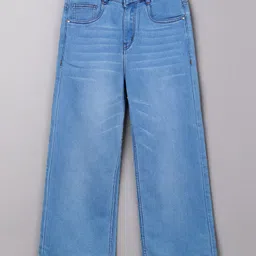 PURPLE UNITED KIDS Denim Woven Mild Washed Jeans - Mid Blue-picture-10