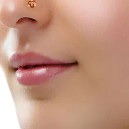 SHREEVARAM Rhodium-Plated Cubic Zirconia Ring Nosepin-picture-41