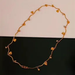 Kunjus Gold-Plated Artificial Beaded Minimal Chain-picture-29