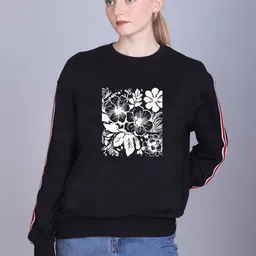 CORSICA Women Polyester Printed Pullover Sweatshirt-image-61