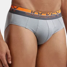 Jockey FP01 Men's Super Combed Cotton Solid Brief with Ultrasoft Waistband image 3