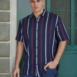 Wrangler Navy Casual Shirt image 3