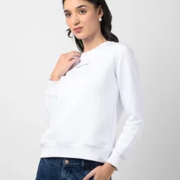 Numero Uno White Graphic Long Sleeves Sweatshirt image 3