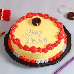 Delicious Diya Diwali Cake-picture-14
